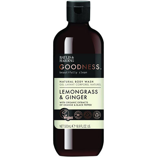 Baylis & Harding Body Wash (500 ml) | Lemongrass & Ginger fra Baylis & Harding Goodness på Mecindo.dk