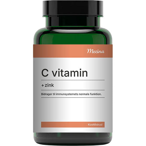 Mezina C vitamin+zink | 150 TAB fra Mezina på Mecindo.dk