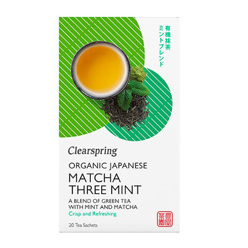 Clearspring Matcha Three Mint Te Økologisk | 36 gr fra Clearspring på Mecindo.dk