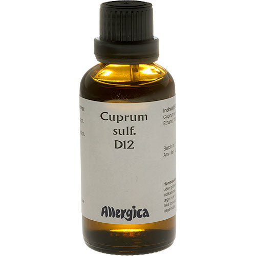 Allergica Cuprum Sulf. D12 | 50 ml fra Allergica på Mecindo.dk