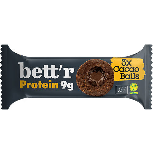 bett’r Protein Cacao Balls Økologisk | 45 gr fra bett’r på Mecindo.dk