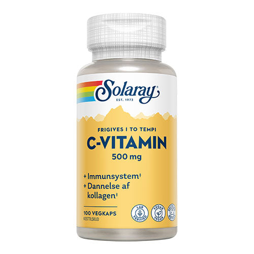 Solaray C-vitamin | 100 kapsler fra Solaray på Mecindo.dk