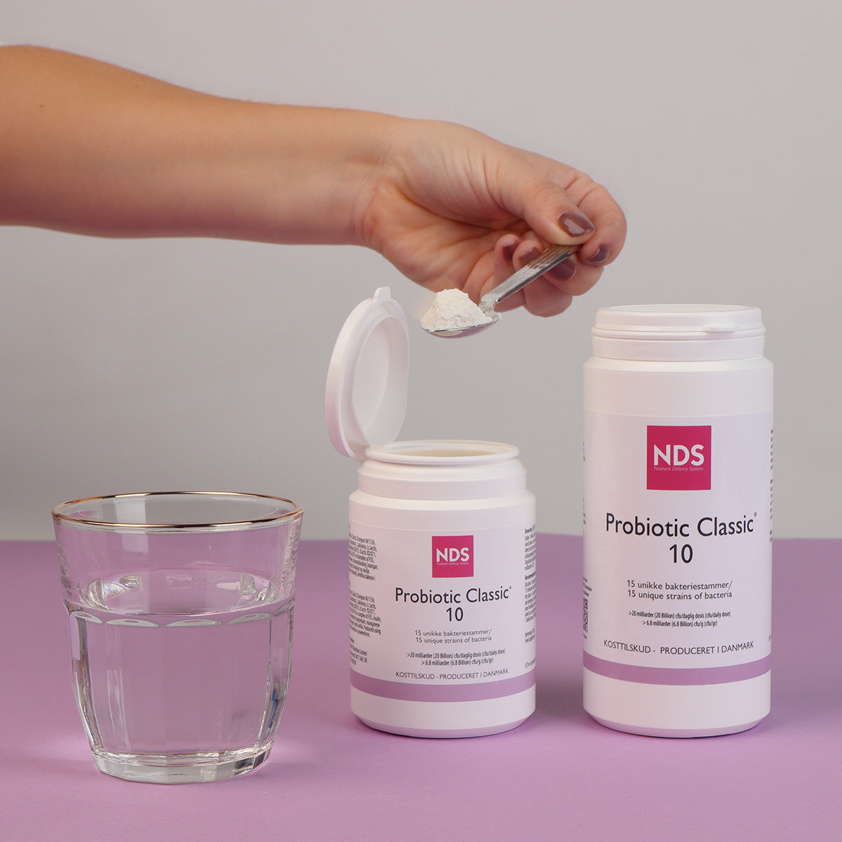NDS Probiotic Classic 10 Mælkesyrebakterier | 200 gr fra NDS på Mecindo.dk