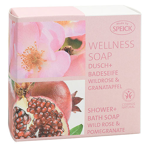 Speick Wellness Sæbe Rose, Granatæble | 200 gr fra Speick på Mecindo.dk