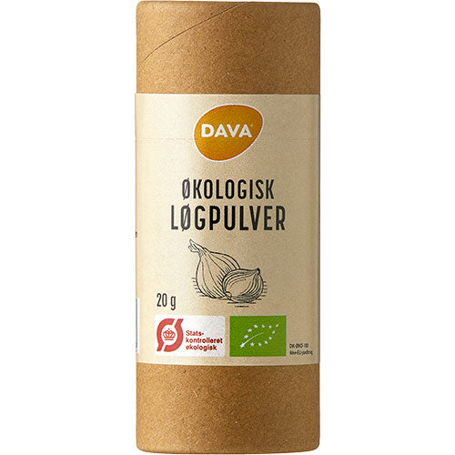 DAVA Økologisk Løgpulver | 20 gr fra DAVA på Mecindo.dk