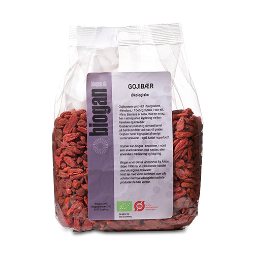 Biogan Gojibær Økologisk | 400 gr fra Biogan på Mecindo.dk