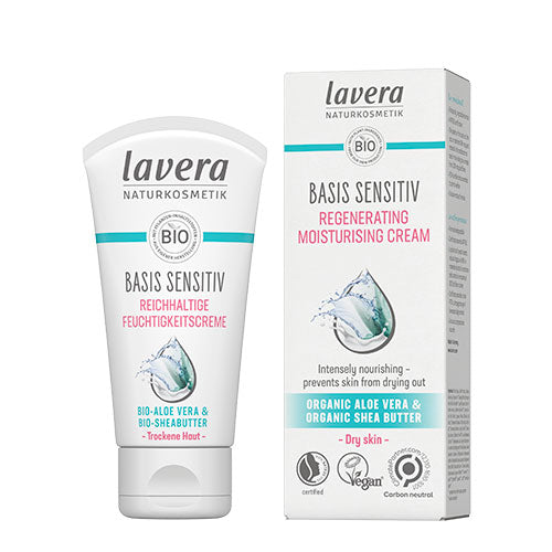 lavera Basis Sensitive Moisturising Creme, Dry & Sensitiv Skin | 50 ml fra lavera på Mecindo.dk