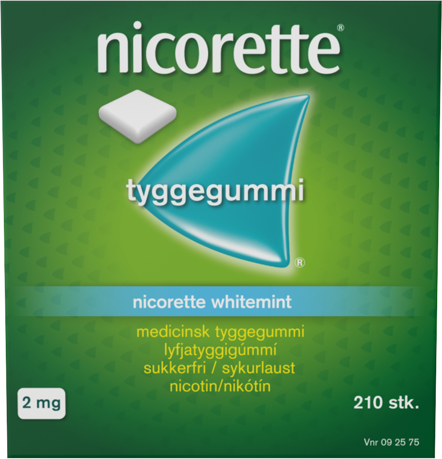 Nicorette Whitemint 2 mg fra Nicorette på Mecindo.dk