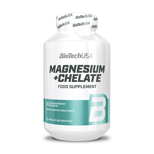 BioTechUSA Magnesium + Chelate | 60 kapsler fra BioTechUSA på Mecindo.dk