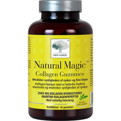 New Nordic Natural Magic Collagen Gummies | 45 gummies fra New Nordic på Mecindo.dk