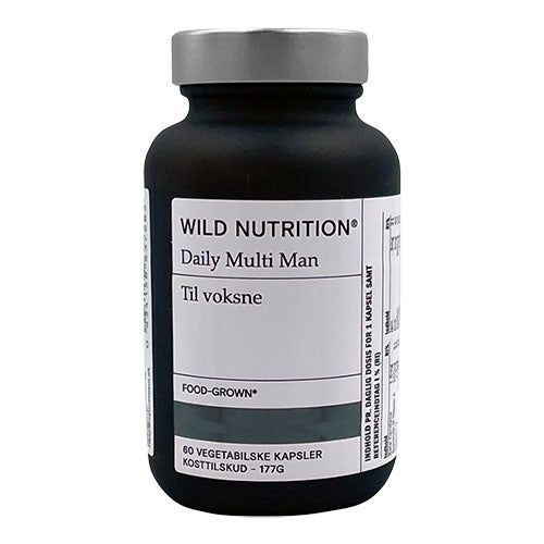 Wild Nutrition Daily Multi Nutrient For Men | 60 kapsler fra Wild Nutrition på Mecindo.dk