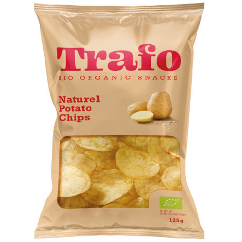 Trafo Kartoffelchips M. Salt Økologisk | 125 gr fra Trafo på Mecindo.dk