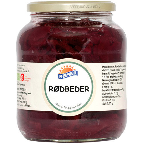 Rømer Rødbeder I Glas Demeter Økologisk | 680 gr fra Rømer på Mecindo.dk