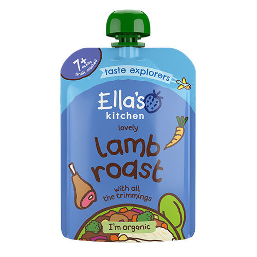 Ellas Kitchen Babymos Lam & Grøntsager 7 Mdr Økologisk | 130 gr fra Ellas Kitchen på Mecindo.dk