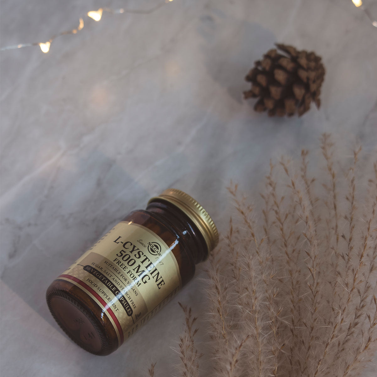 Solgar L-cystein 500 Mg Aminosyre | 30 kapsler fra Solgar på Mecindo.dk