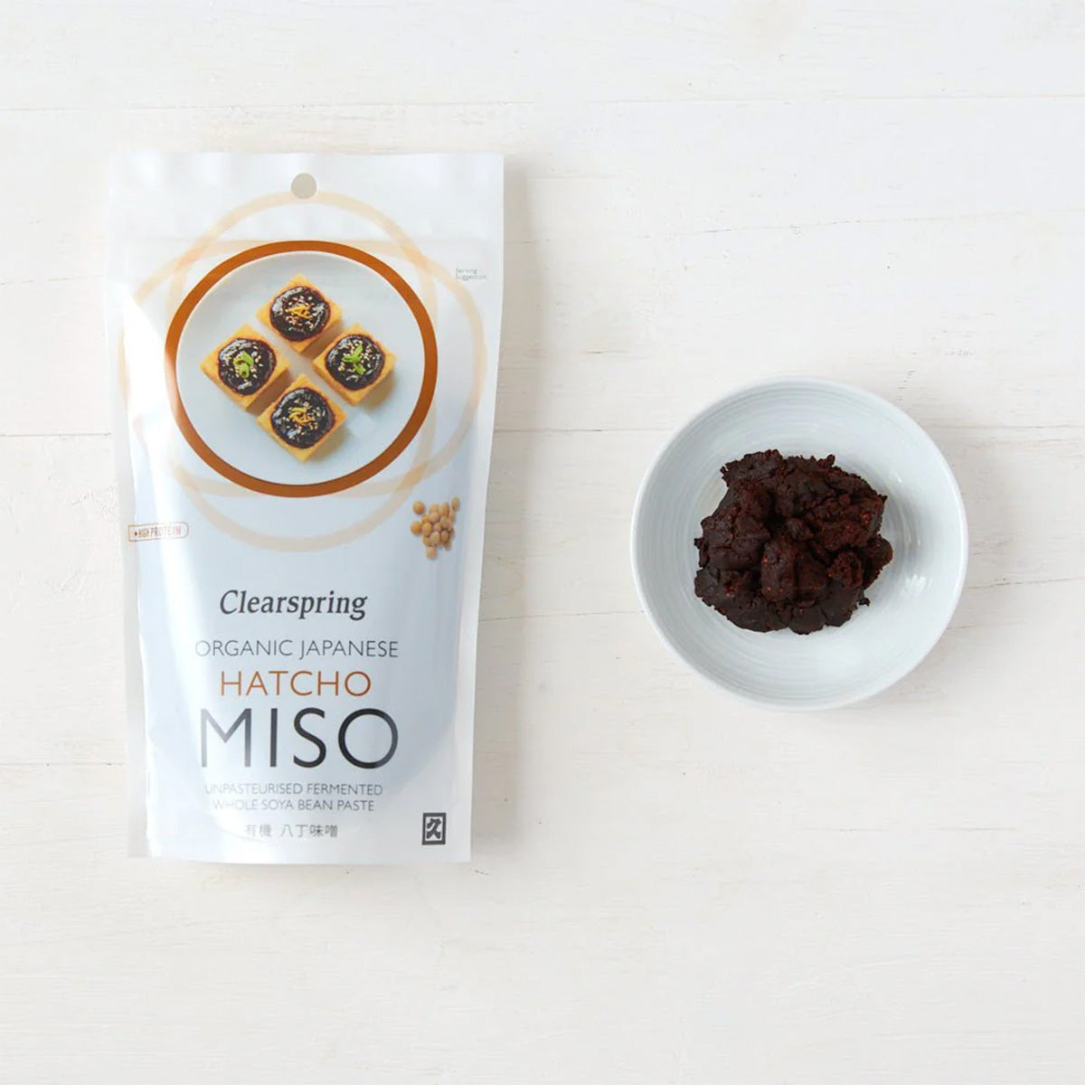 Clearspring Hatcho Miso (Soya) | 300 gr fra Clearspring på Mecindo.dk