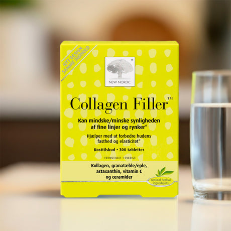 New Nordic Skin Care Collagen Filler | 300 Tabl. fra New Nordic på Mecindo.dk