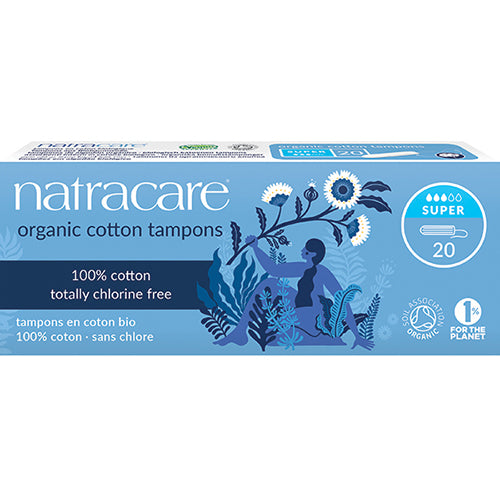 Natracare Tampon Super U. Indføringshylster fra Natracare på Mecindo.dk