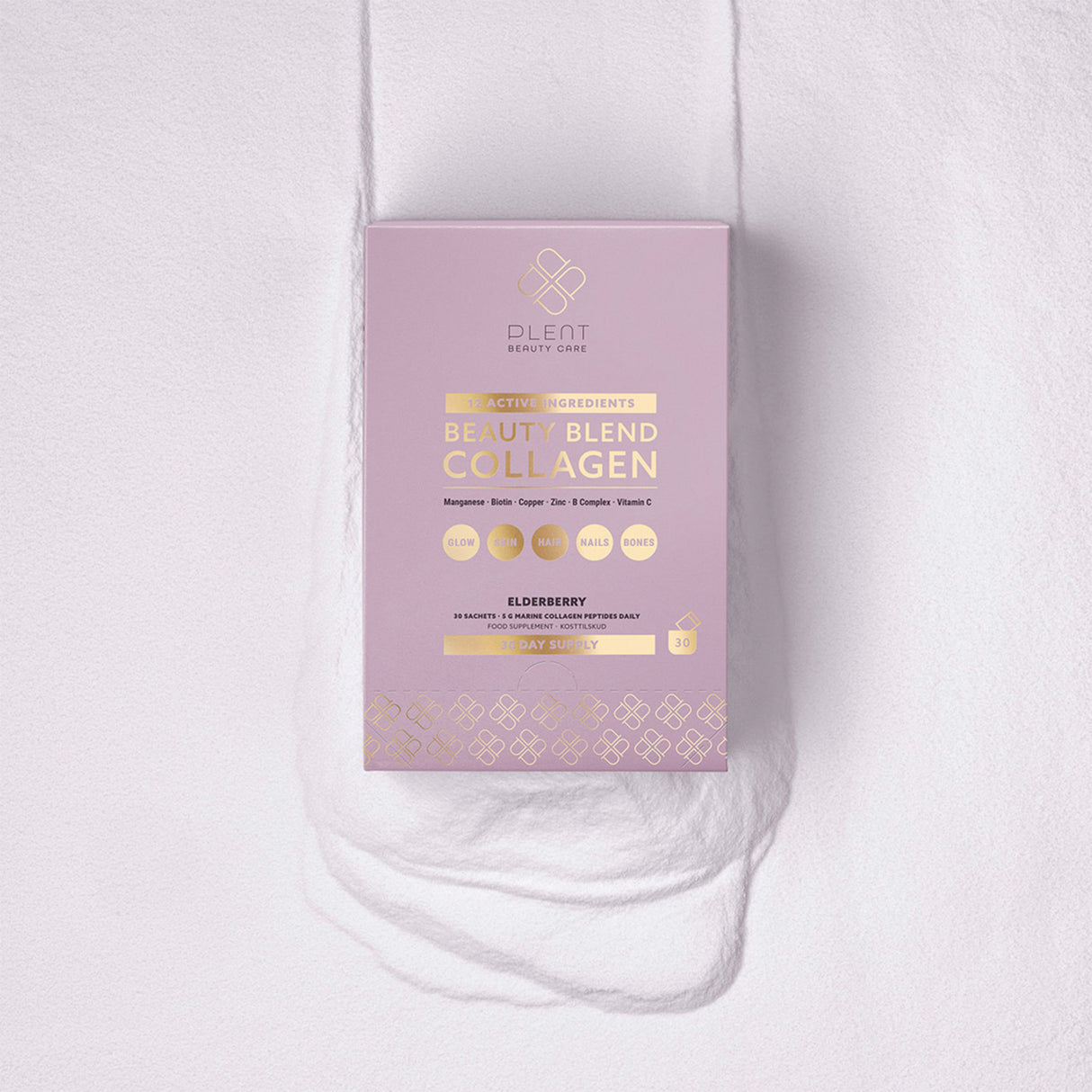 Plent Beauty Blend Collagen 30 X 5 Gr | Elderberry fra Plent på Mecindo.dk