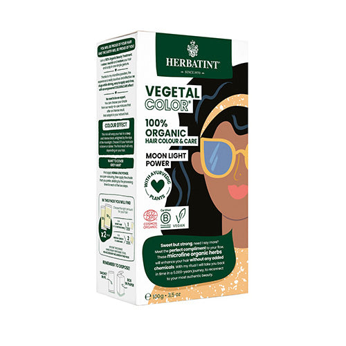 Herbatint Henna Hårfarve (100 gr) | Moon Light Power fra Herbatint på Mecindo.dk