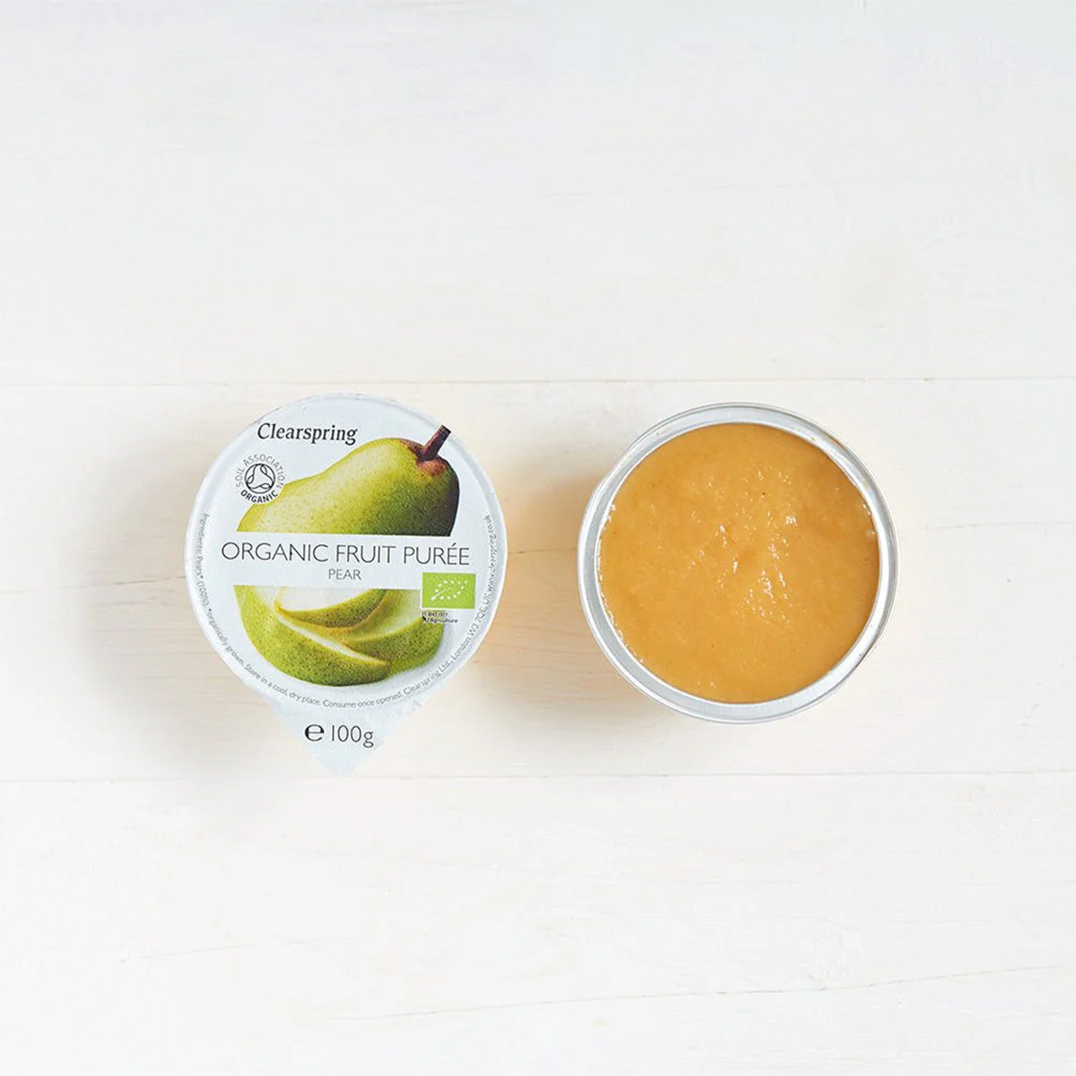 Clearspring Frugtpuré Økologisk (200 gr) | Pære fra Clearspring på Mecindo.dk