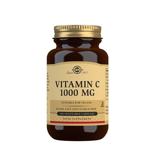 Solgar Vitamin C 1000mg | 100 kapsler fra Solgar på Mecindo.dk