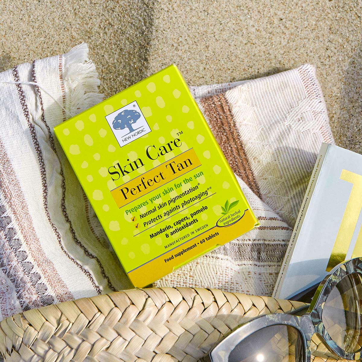 New Nordic Skin Care Perfect Tan | 60 Tabl. fra New Nordic på Mecindo.dk