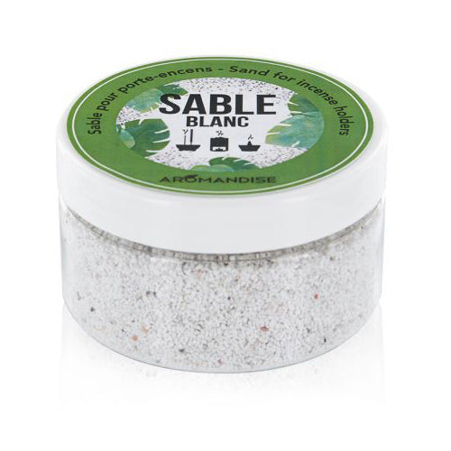 Aromandise Sand Til Røgelsesholder Hvid | 100 gr fra Aromandise på Mecindo.dk