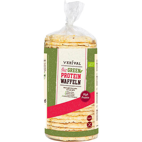 Verival Majs-protein Vafler Økologisk | 120 gr fra Verival på Mecindo.dk
