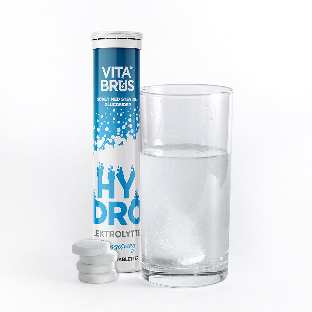 VitaBrus Elektrolytter Brusetabletter | 20 Tabl. fra VitaBrus på Mecindo.dk