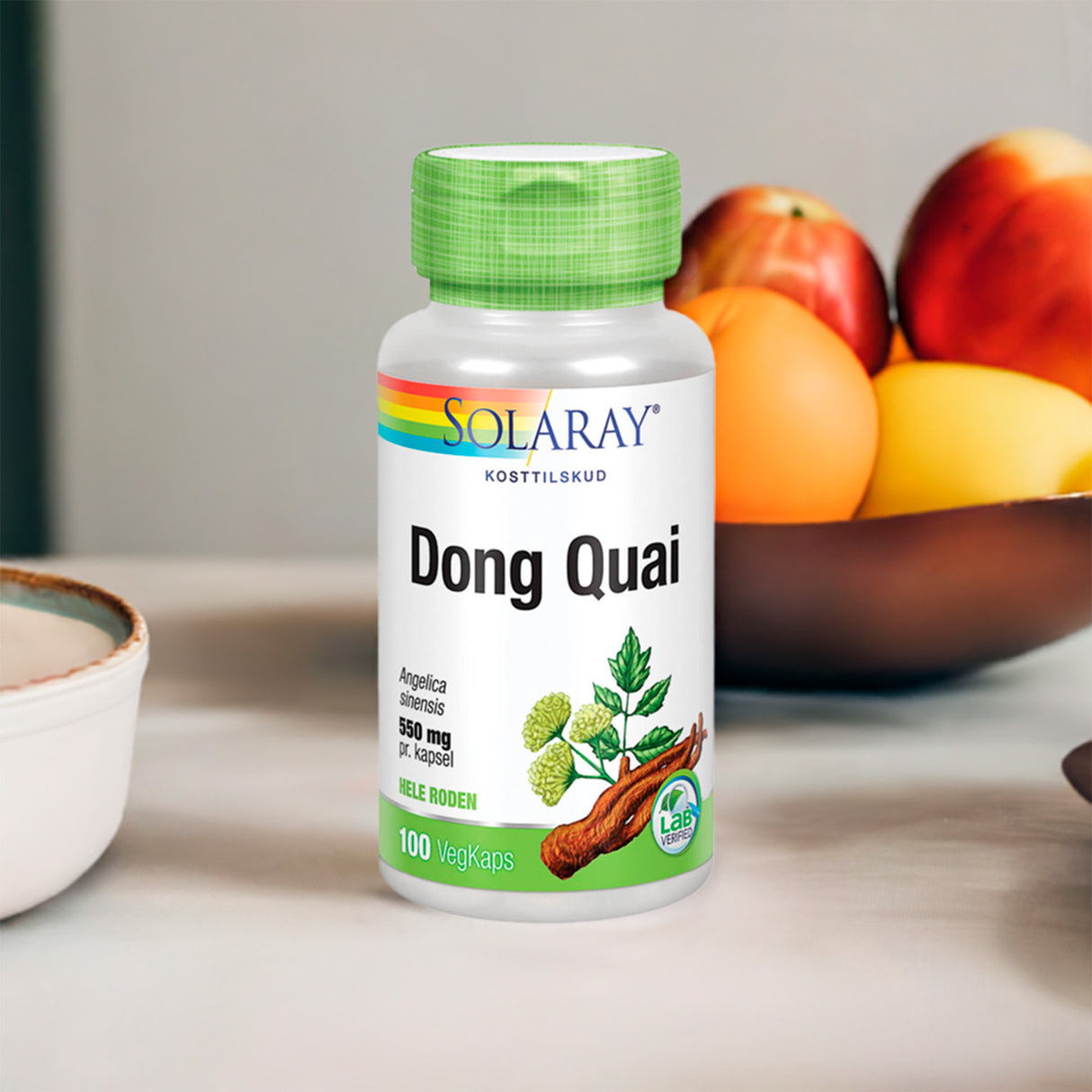 Solaray Dong Quai | 100 kapsler fra Solaray på Mecindo.dk