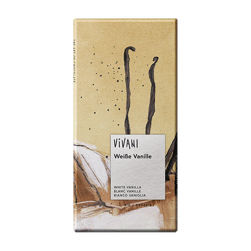 Vivani Chokolade Hvid M. Vanille Økologisk | 80 gr fra Vivani på Mecindo.dk
