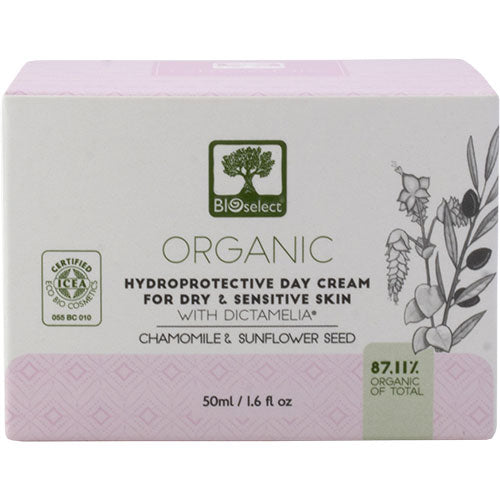 BIOselect Hydroprotective Day Cream For Dry & Sensitive Skin | 50 ml fra BIOselect på Mecindo.dk