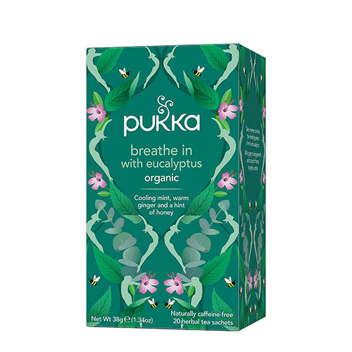Pukka Breathe In Te Økologisk | 20 br fra Pukka på Mecindo.dk