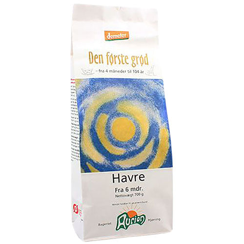Aurion Den Første Grød Fra 6 Mdr. - Havre Økologisk Demeter | 700 gr fra Aurion på Mecindo.dk