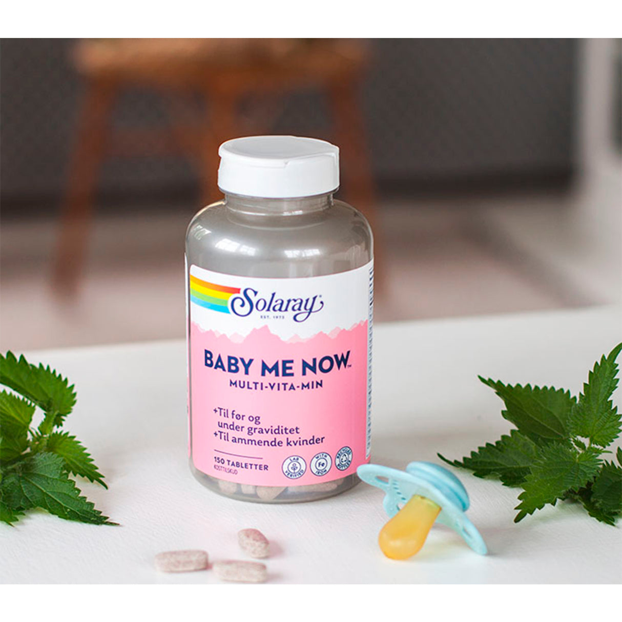Solaray Baby-me-now Multi-vitamin | 150 Tabl. fra Solaray på Mecindo.dk