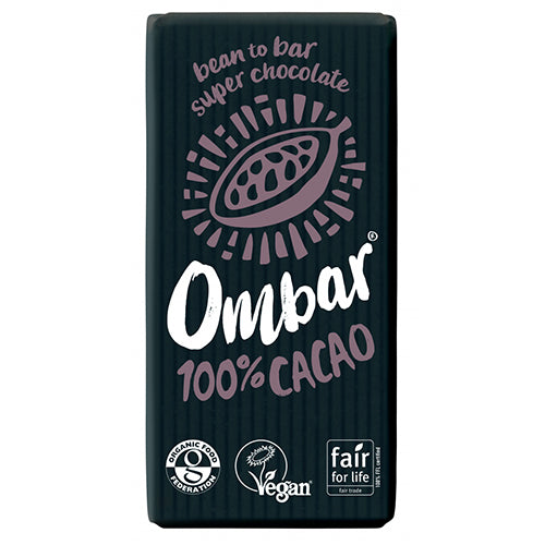 Ombar 100% Kakao Økologisk | 35 gr fra Ombar på Mecindo.dk