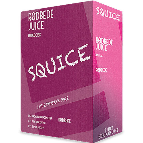 Squice Økologisk Rødbede Juice | 3 ltr fra Squice på Mecindo.dk