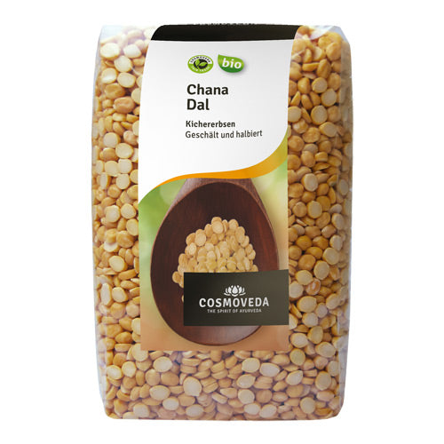 Cosmoveda Kikærter Økologisk Halveret Og Afskallet | 500 gr fra Cosmoveda på Mecindo.dk