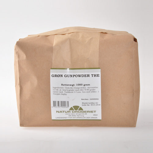 Natur-Drogeriet Grøn Gunpowder Te | 1 kg fra Natur-Drogeriet på Mecindo.dk