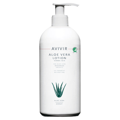 Avivir Aloe Vera Lotion 90% M. Pumpe | 500 ml fra Avivir på Mecindo.dk