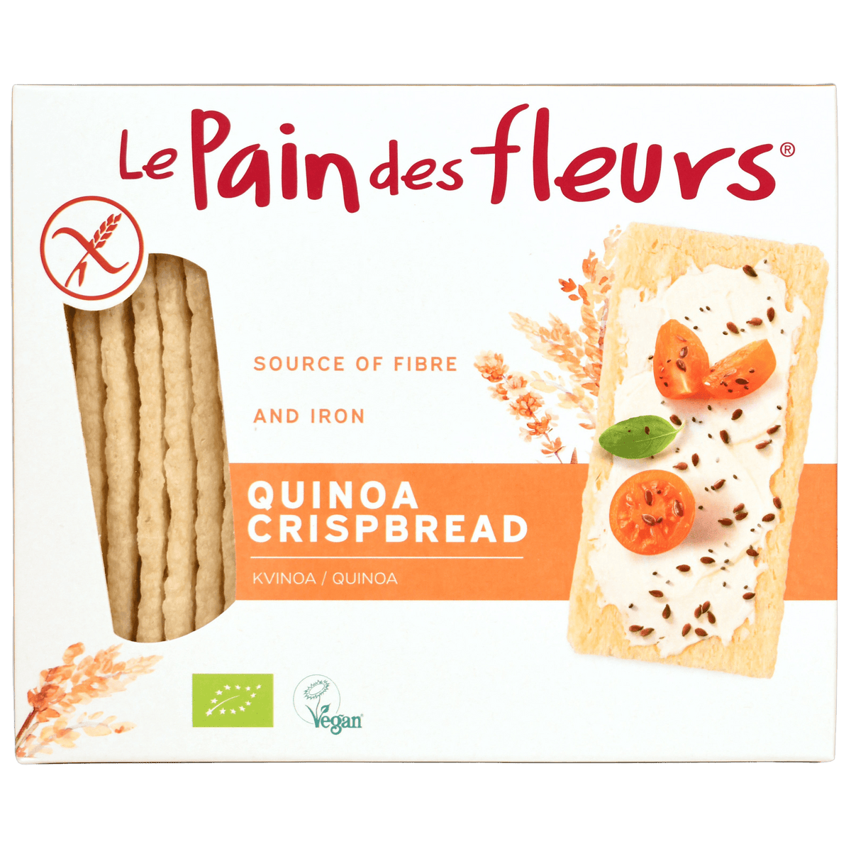 Le pain des fleurs Knækbrød Quinoa Glutenfri Økologisk | 150 g