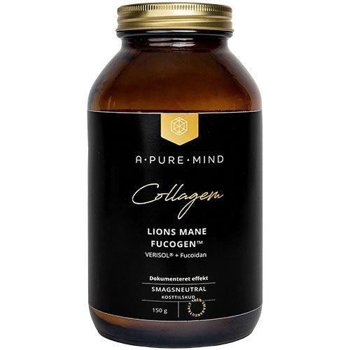 A Pure Mind Collagen Lions Mane Fucogen | 150 gr fra A Pure Mind på Mecindo.dk