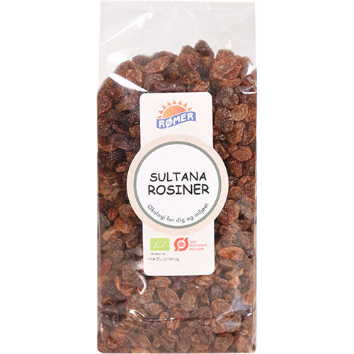 Rømer Rosiner Lyse Sultana Økologisk | 500 gr fra Rømer på Mecindo.dk