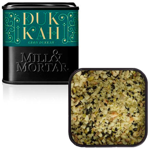 Mill & Mortar Grøn Dukkah Mandler M. Grøn Pistacie Økologisk | 75 gr fra Mill & Mortar på Mecindo.dk