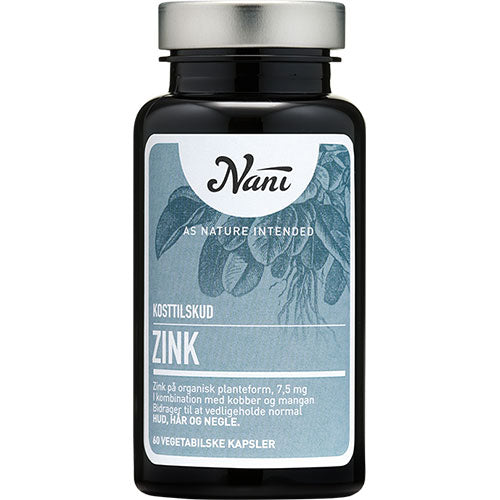 Nani Zink Food State | 60 kapsler fra Nani på Mecindo.dk