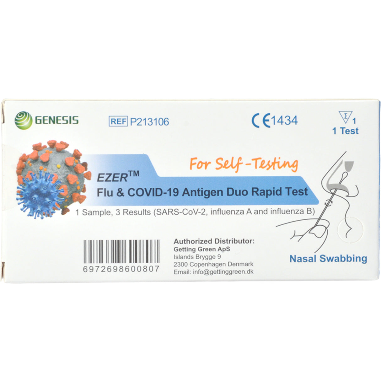 Covid-19 Og Influenza A+b Hjemmetest | 10 ml fra Mecindo.dk på Mecindo.dk