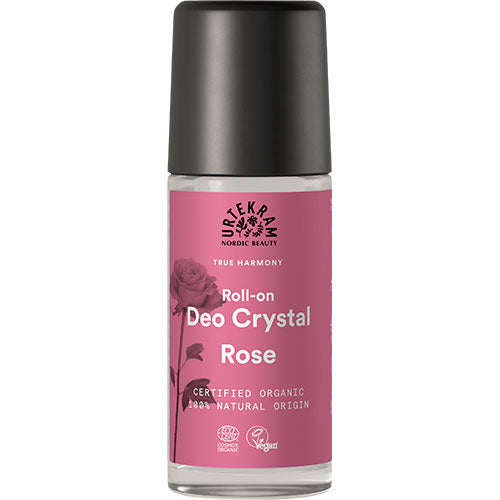 Urtekram Rose Deo Krystal Roll-on | 50 ml fra Urtekram på Mecindo.dk