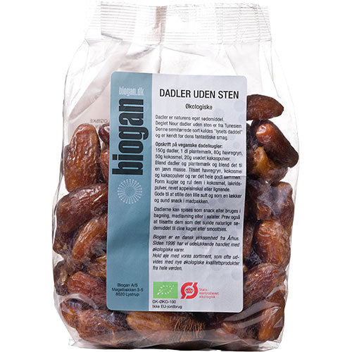Biogan Dadler U. Sten Økologisk | 500 gr fra Biogan på Mecindo.dk