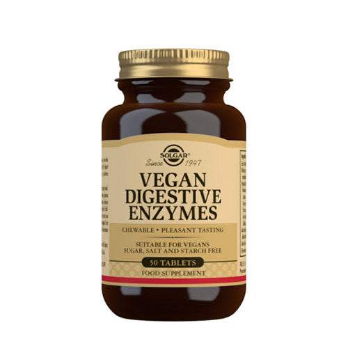 Solgar Vegan Digestive Enzymes | 50 Tabl. fra Solgar på Mecindo.dk
